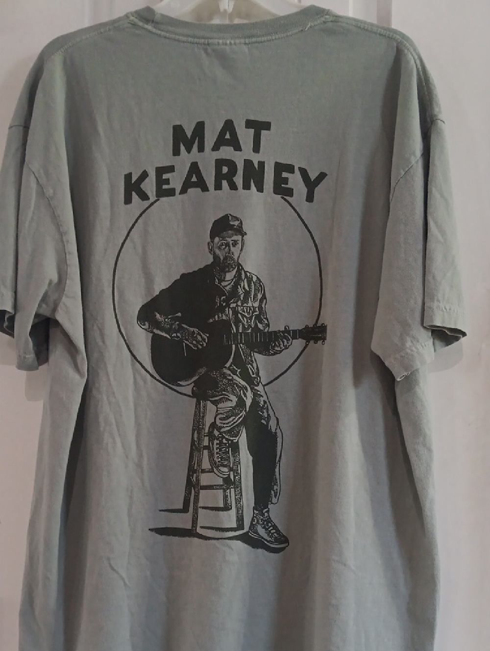 Mat Kearney Comfort Colors Graphic Concert Tour Tee Shirt XL